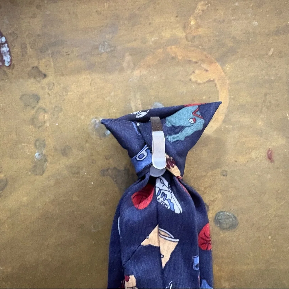 Michael James Boy's‎ Clip On Tie Navy Sports Pre-tied Soccer Basketball Church